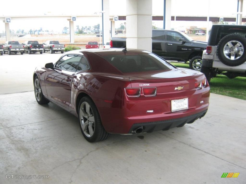 2010 Camaro SS/RS Coupe - Red Jewel Tintcoat / Black photo #2