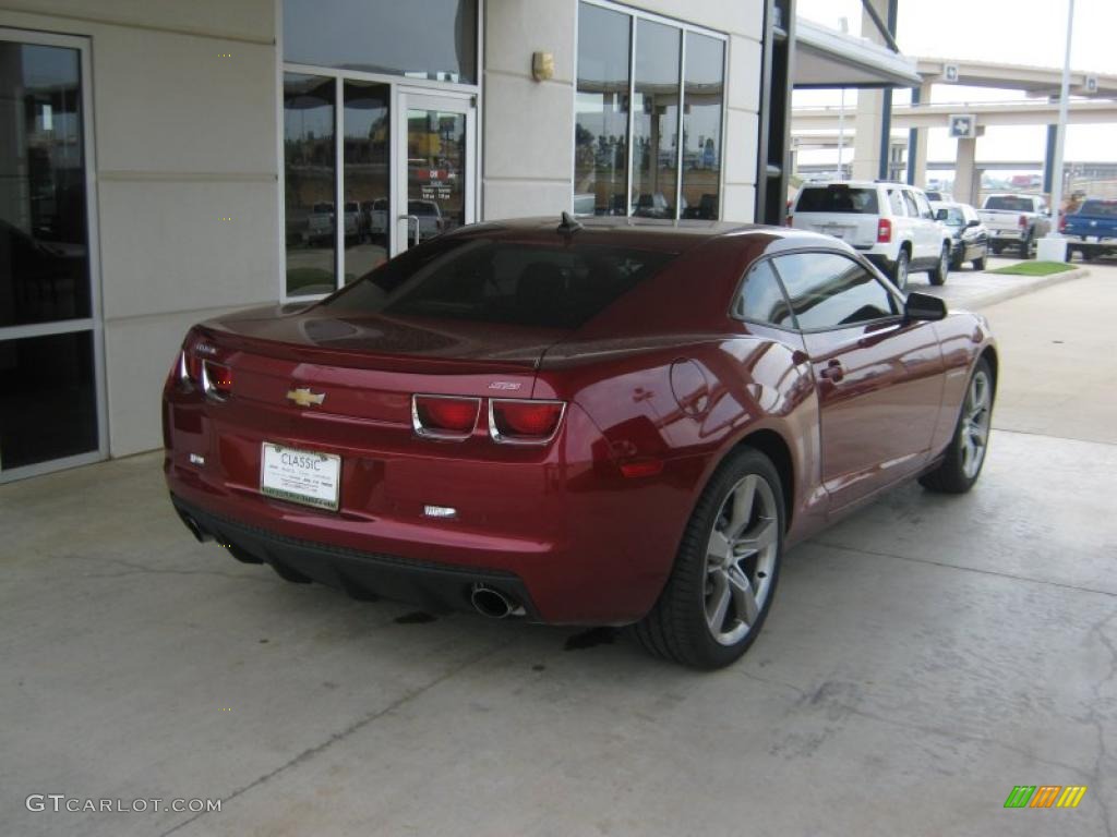 2010 Camaro SS/RS Coupe - Red Jewel Tintcoat / Black photo #4