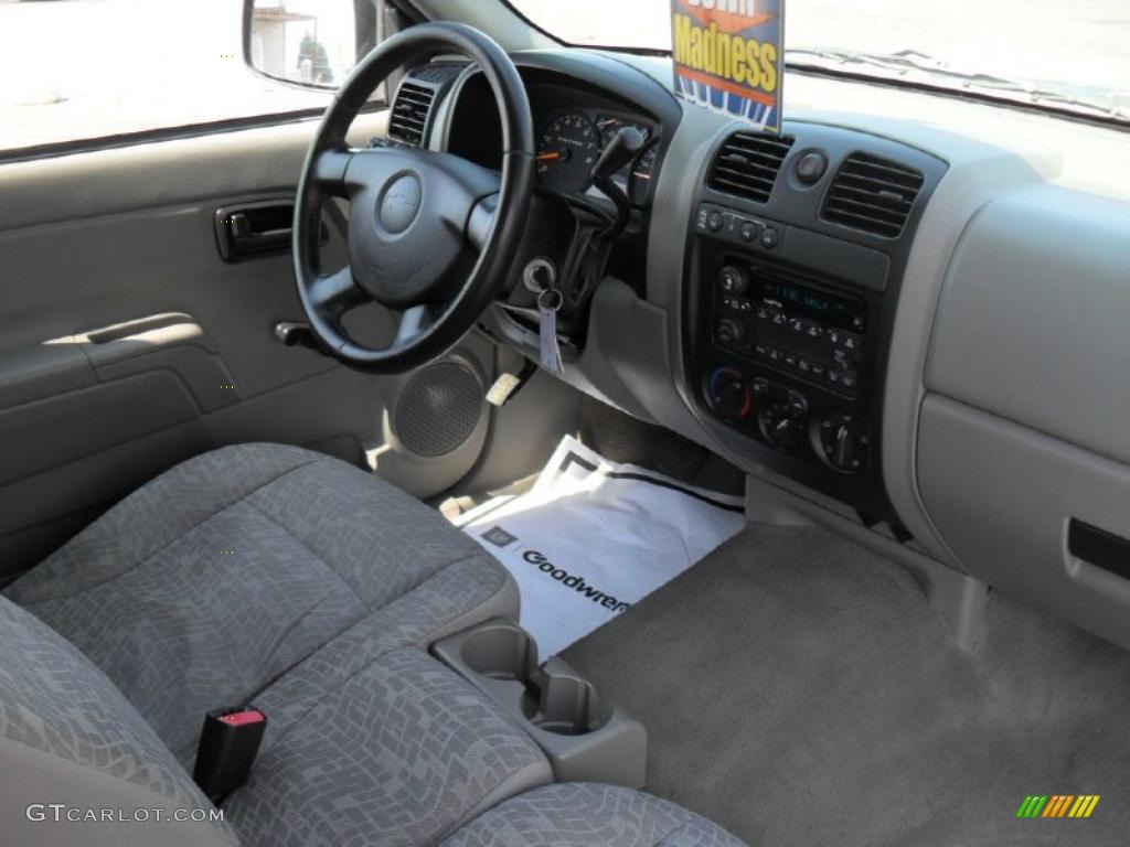 2005 Chevrolet Colorado Z71 Extended Cab 4x4 Medium Dark Pewter Dashboard Photo #48239934