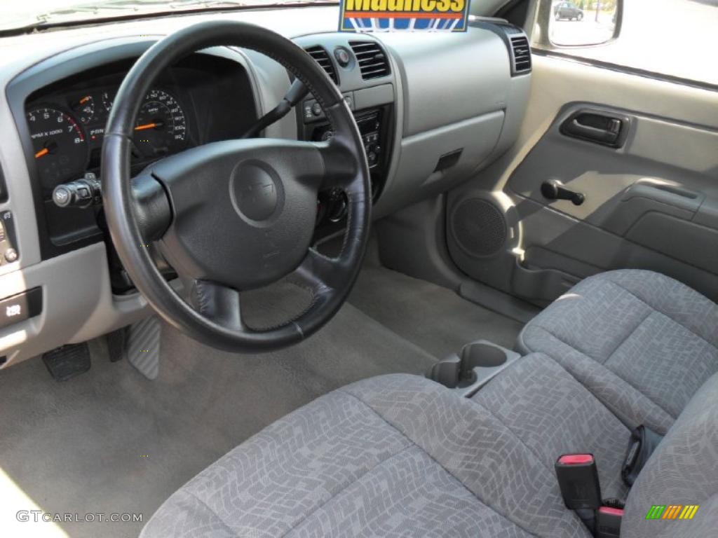 2005 Chevrolet Colorado Z71 Extended Cab 4x4 Medium Dark Pewter Steering Wheel Photo #48240006