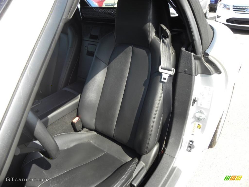 Black Interior 2008 Mazda MX-5 Miata Grand Touring Roadster Photo #48240879