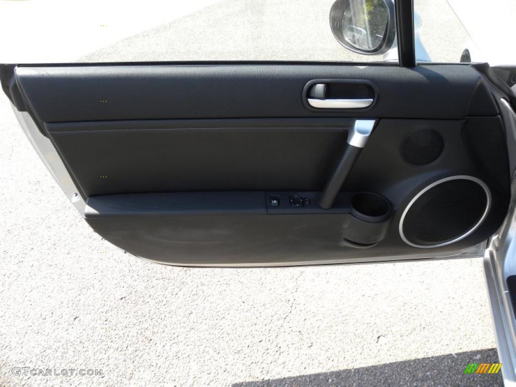 2008 Mazda MX-5 Miata Grand Touring Roadster Black Door Panel Photo #48240894