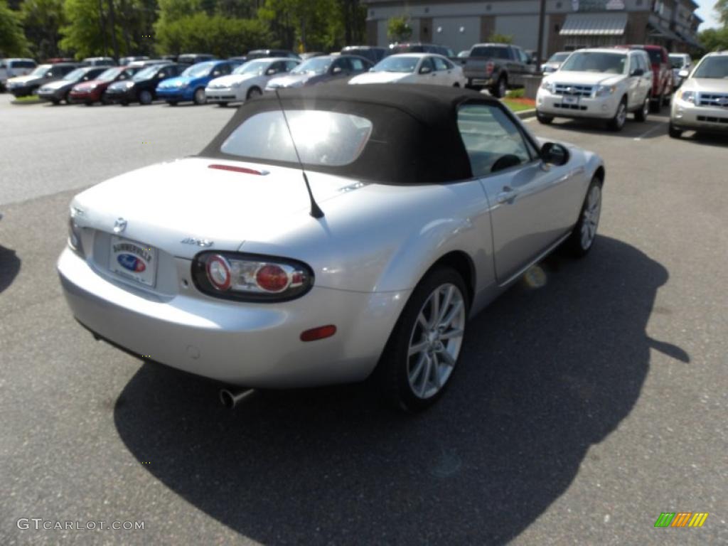 2008 MX-5 Miata Grand Touring Roadster - Sunlight Silver Metallic / Black photo #9