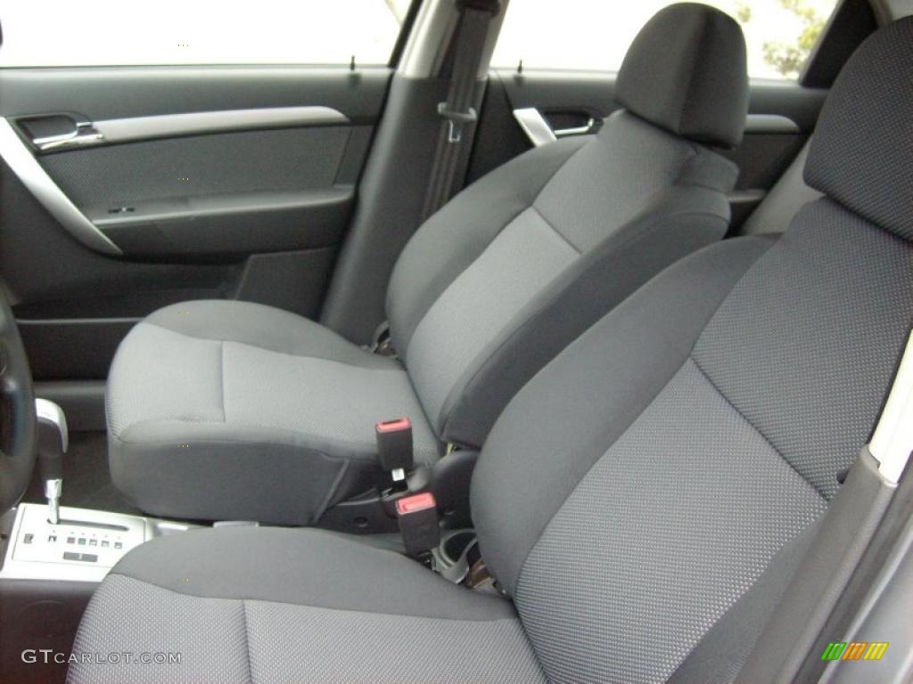 2011 Aveo LT Sedan - Medium Gray / Charcoal photo #8