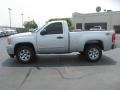 2010 Pure Silver Metallic GMC Sierra 1500 SLE Regular Cab 4x4  photo #8