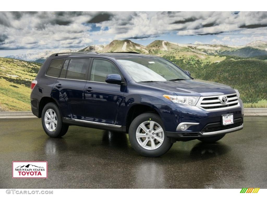 2011 Highlander SE 4WD - Nautical Blue Pearl / Black photo #1