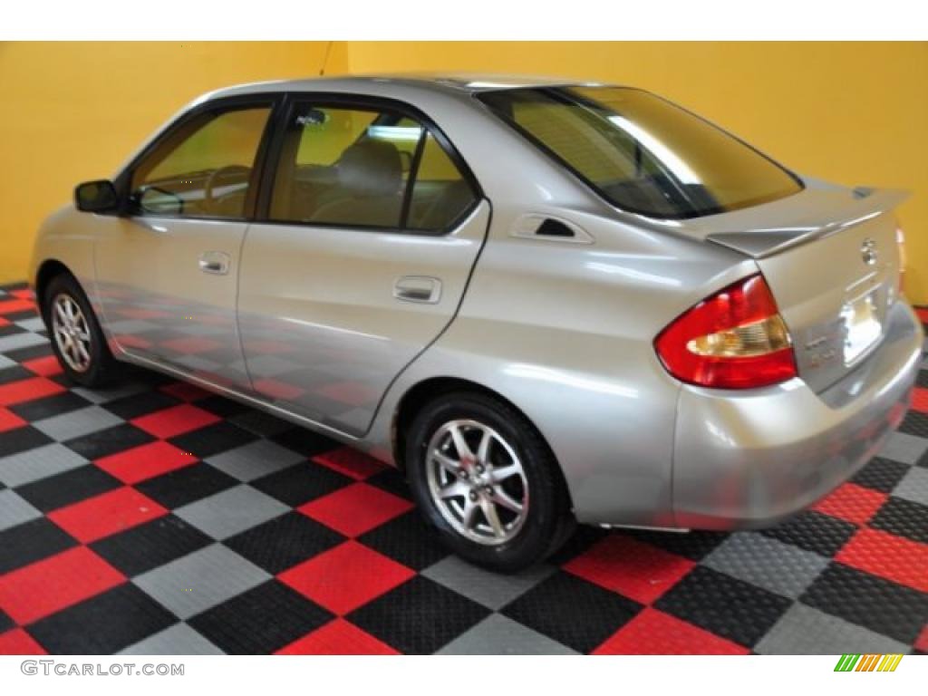 2001 Prius Hybrid - Silver Strata Metallic / Gray photo #3