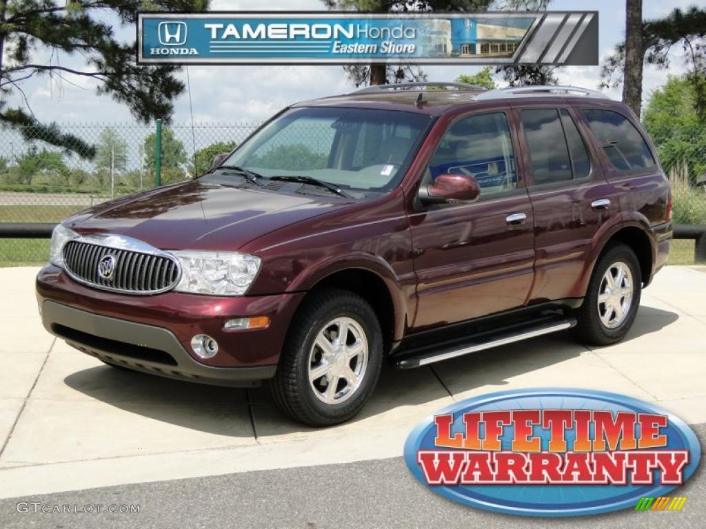 2007 Rainier CXL - Dark Garnet Red Metallic / Gray photo #1