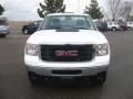 Summit White - Sierra 3500HD Work Truck Regular Cab 4x4 Chassis Photo No. 2