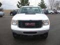 Summit White - Sierra 3500HD Work Truck Regular Cab 4x4 Chassis Photo No. 2