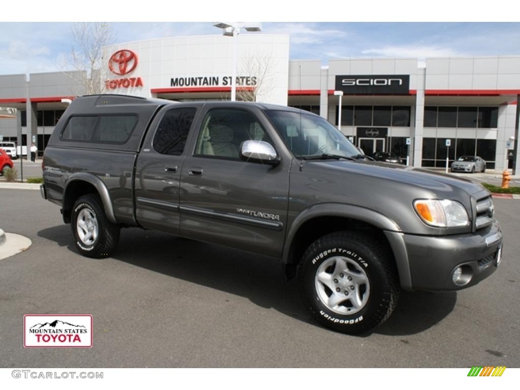 2003 Tundra SR5 TRD Access Cab 4x4 - Phantom Gray Pearl / Oak photo #1