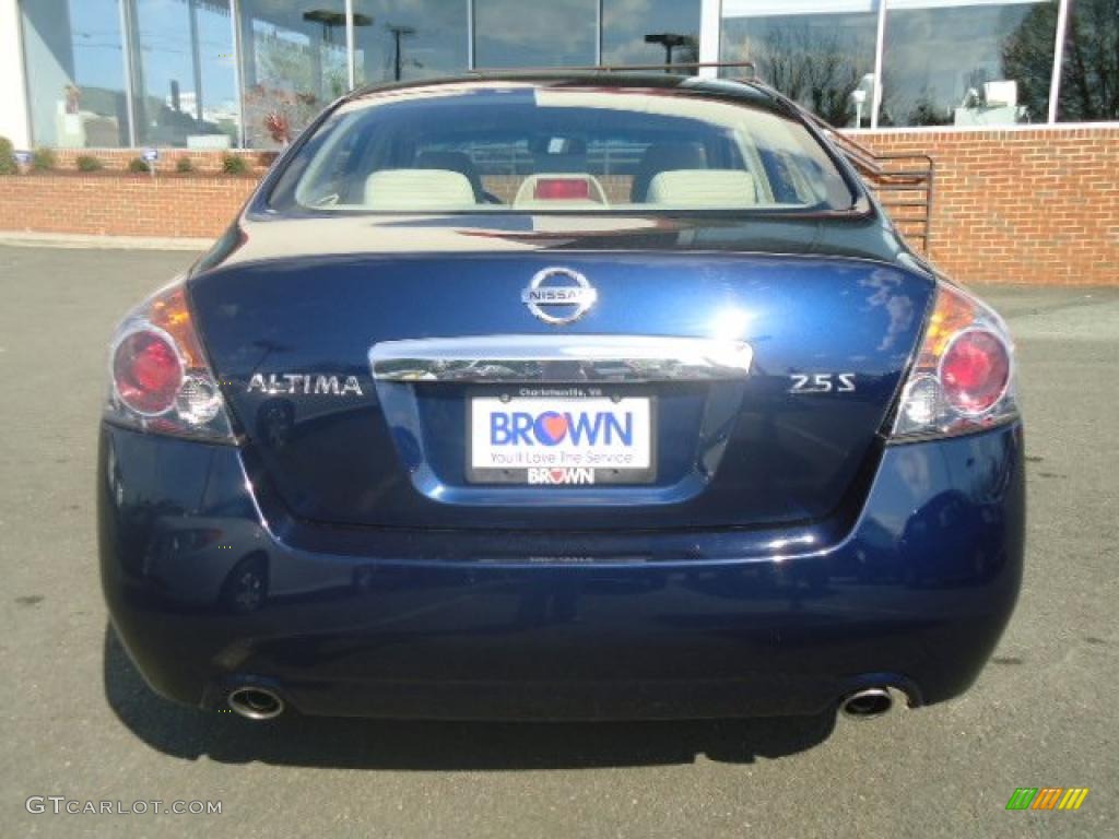 2010 Altima 2.5 S - Navy Blue / Blond photo #3