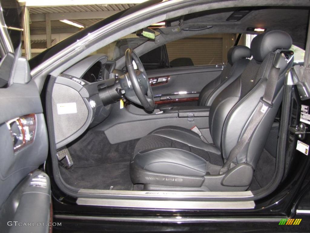 Black Interior 2008 Mercedes-Benz CL 63 AMG Photo #48249594