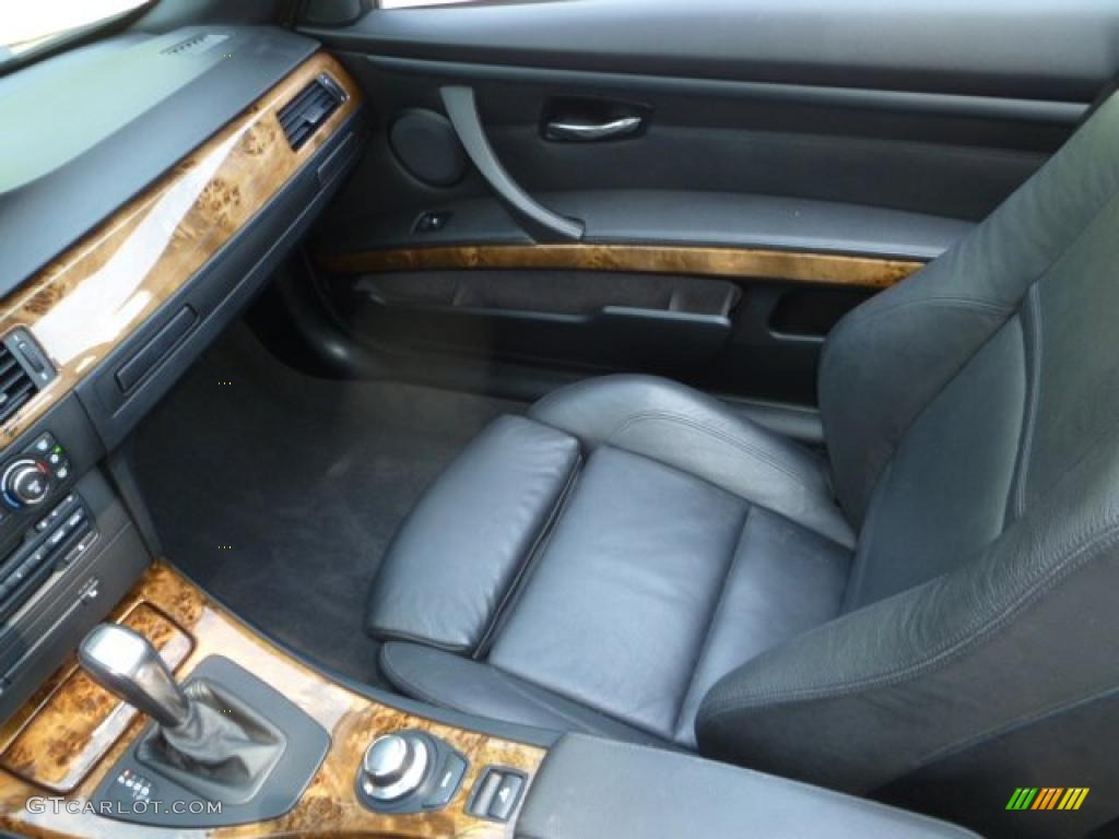 2007 3 Series 335i Convertible - Black Sapphire Metallic / Black photo #24
