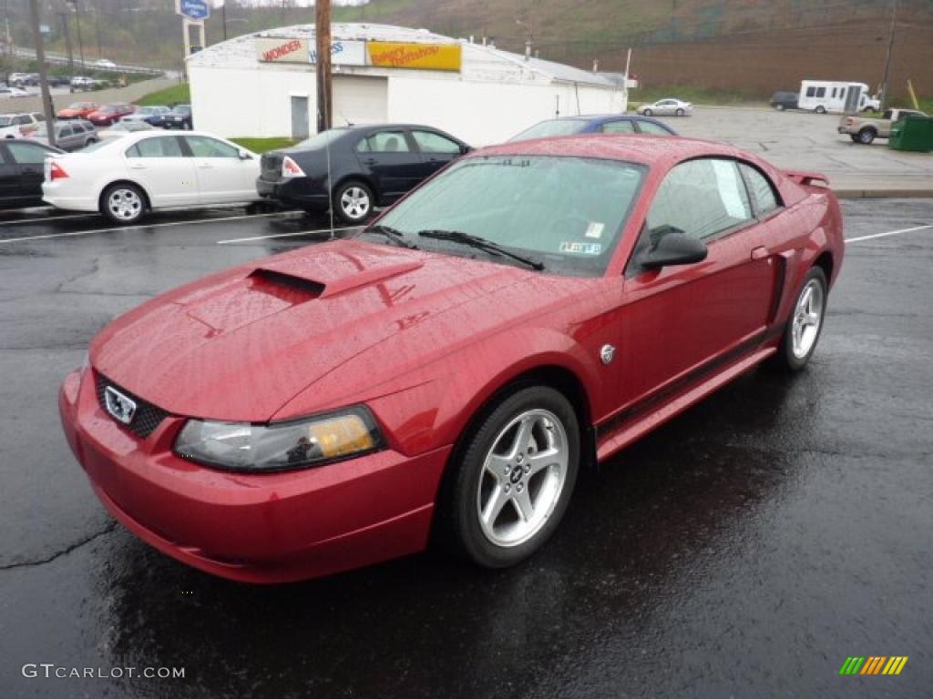 Redfire Metallic 2004 Ford Mustang GT Coupe Exterior Photo #48250764