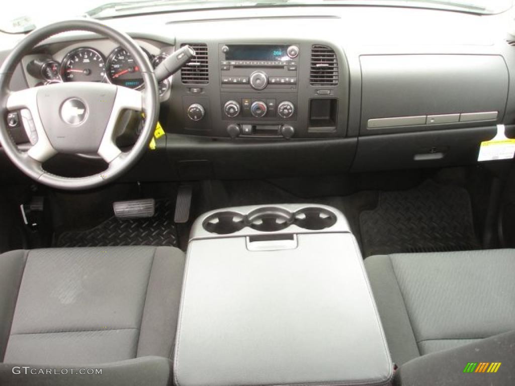 2011 Chevrolet Silverado 1500 LT Crew Cab 4x4 Ebony Dashboard Photo #48251229