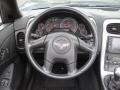 Ebony 2005 Chevrolet Corvette Convertible Steering Wheel