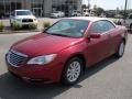 Deep Cherry Red Crystal Pearl 2011 Chrysler 200 Touring Convertible