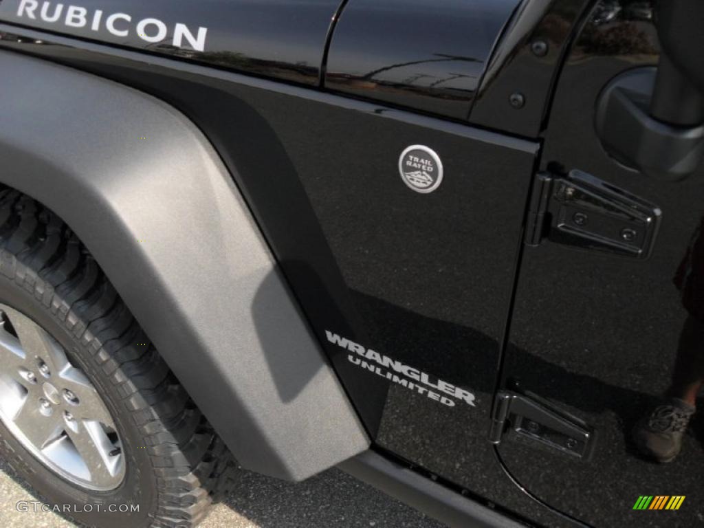 2011 Jeep Wrangler Unlimited Rubicon 4x4 Marks and Logos Photo #48252819