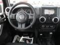 Black 2011 Jeep Wrangler Unlimited Rubicon 4x4 Dashboard