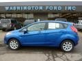 2011 Blue Flame Metallic Ford Fiesta SE Hatchback  photo #1