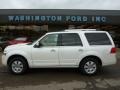 White Platinum Tri-Coat 2009 Lincoln Navigator 4x4