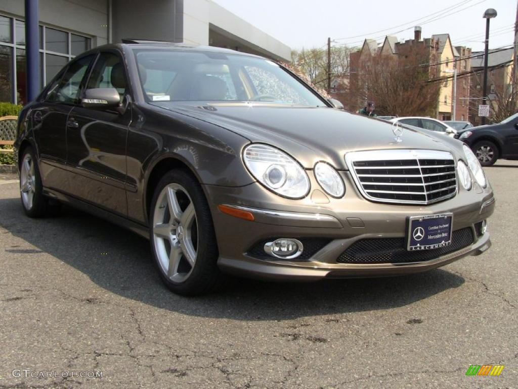 2009 E 350 4Matic Sedan - Indium Grey Metallic / Cashmere photo #4