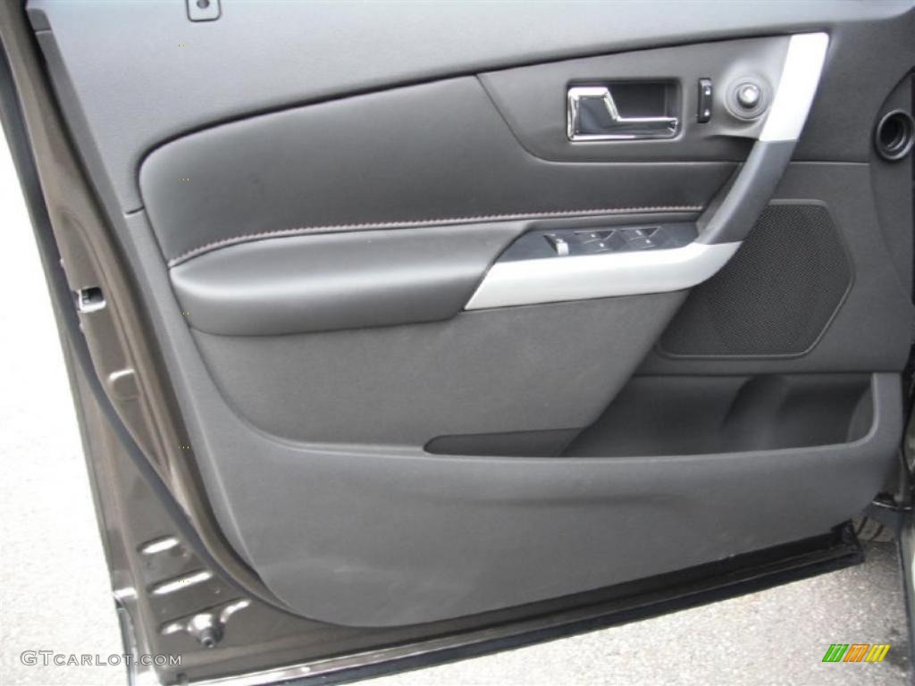 2011 Ford Edge SEL Charcoal Black Door Panel Photo #48254385