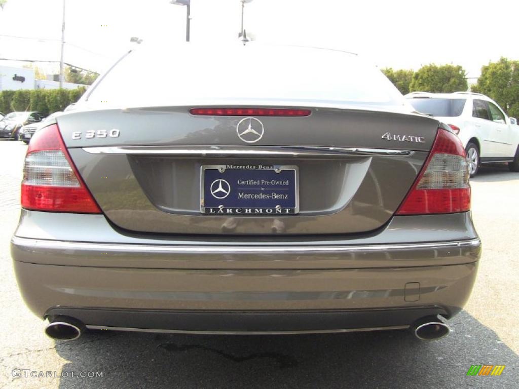 2009 E 350 4Matic Sedan - Indium Grey Metallic / Cashmere photo #6
