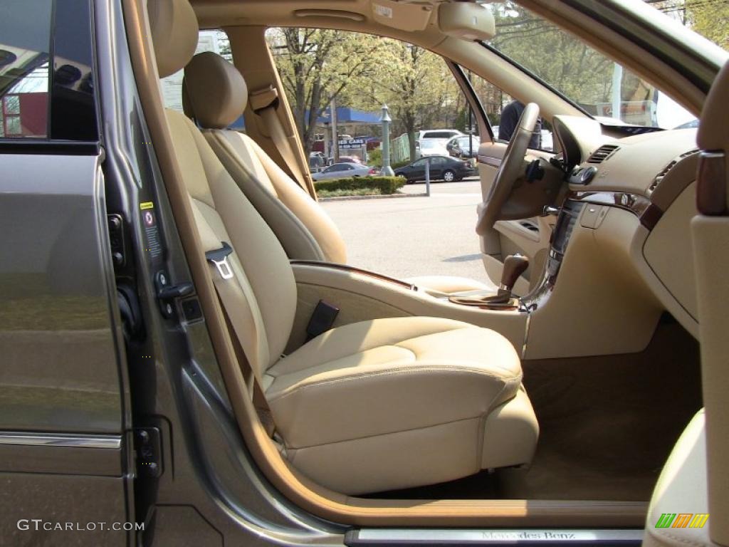 2009 E 350 4Matic Sedan - Indium Grey Metallic / Cashmere photo #13
