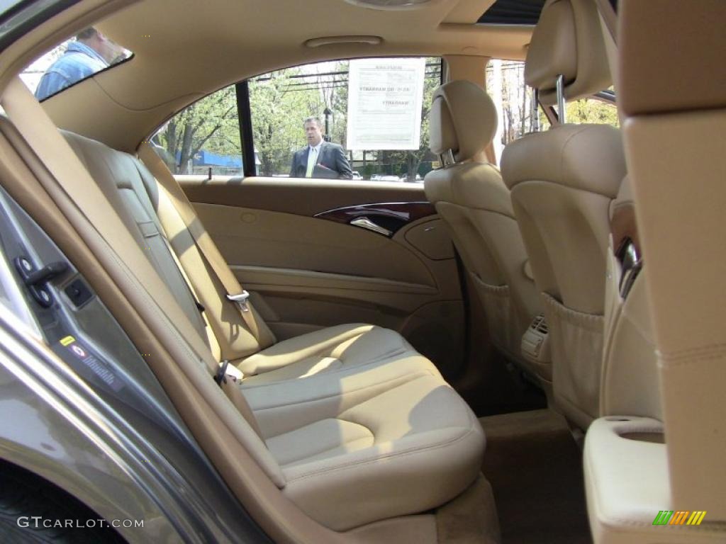 2009 E 350 4Matic Sedan - Indium Grey Metallic / Cashmere photo #14