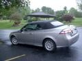 2008 Titan Gray Metallic Saab 9-3 2.0T Convertible  photo #2