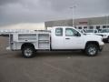  2011 Sierra 2500HD Work Truck Extended Cab 4x4 Commercial Summit White