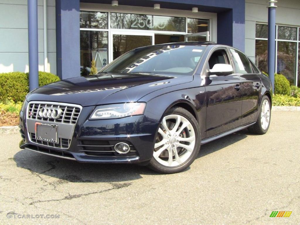 2010 S4 3.0 quattro Sedan - Deep Sea Blue Pearl Effect / Black photo #1