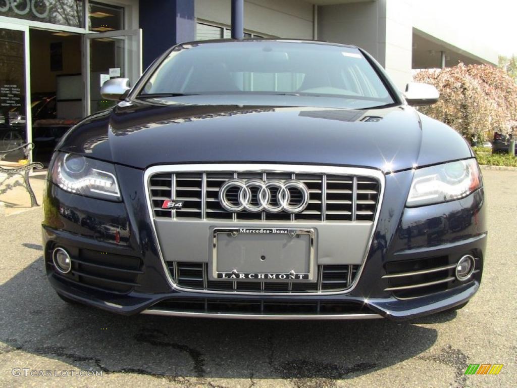 2010 S4 3.0 quattro Sedan - Deep Sea Blue Pearl Effect / Black photo #3