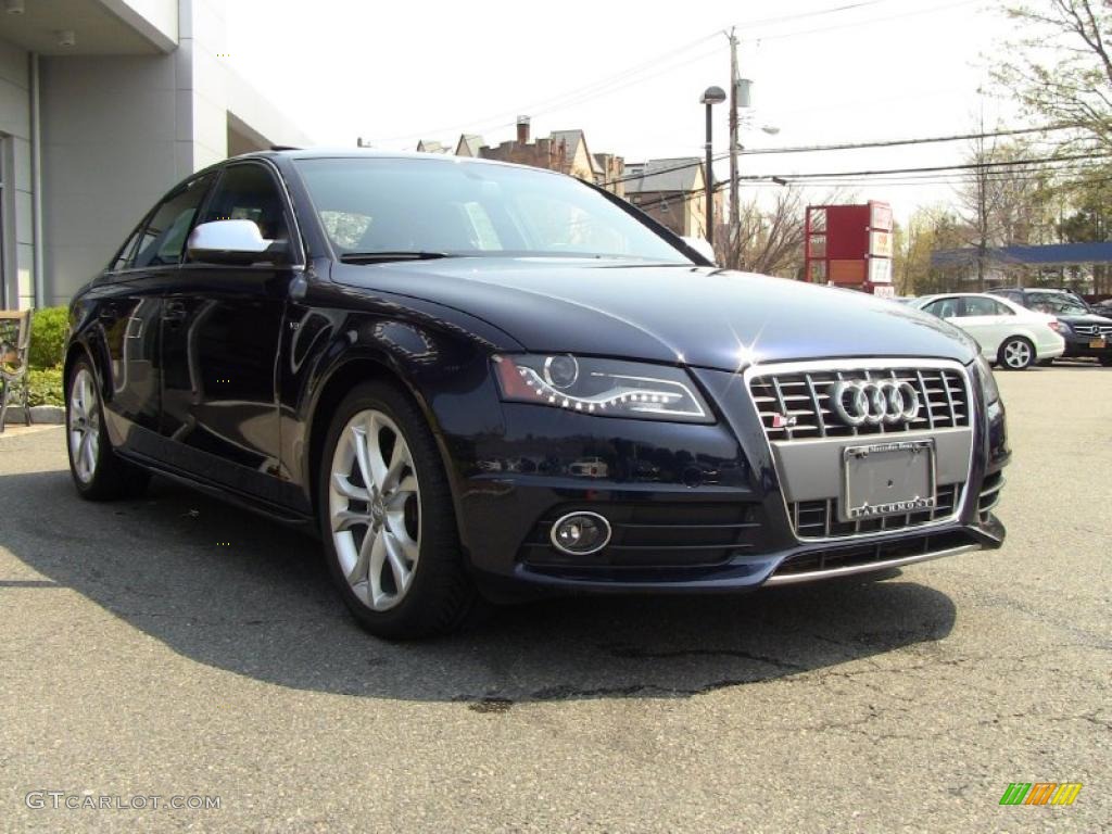 2010 S4 3.0 quattro Sedan - Deep Sea Blue Pearl Effect / Black photo #4
