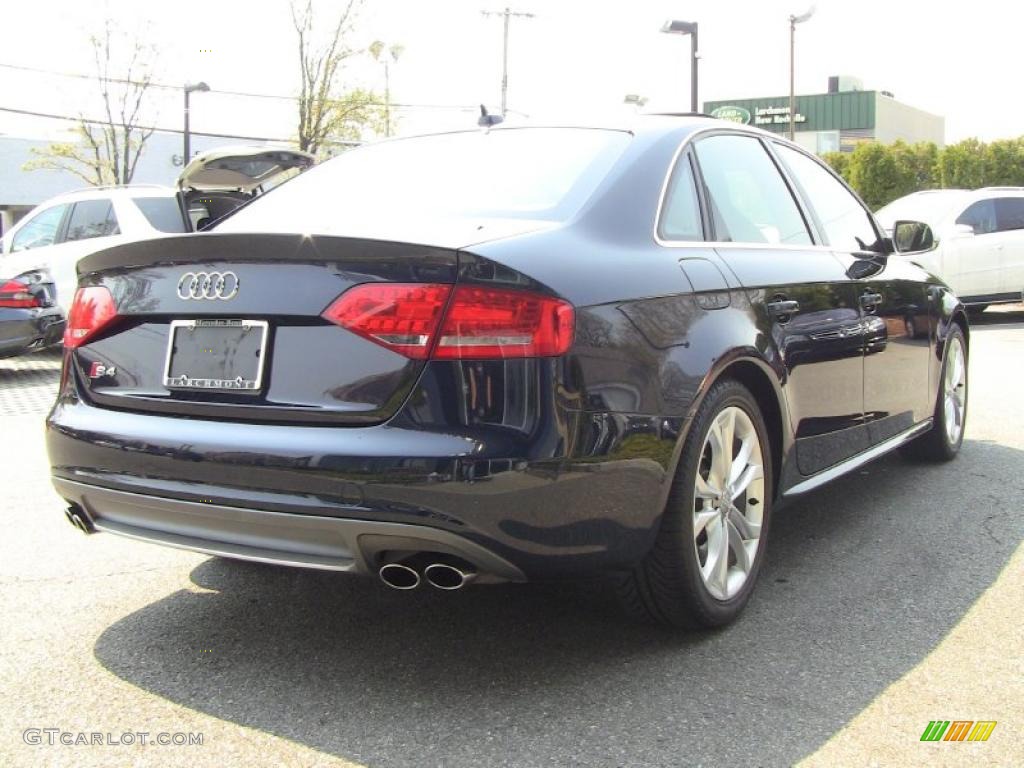 2010 S4 3.0 quattro Sedan - Deep Sea Blue Pearl Effect / Black photo #5