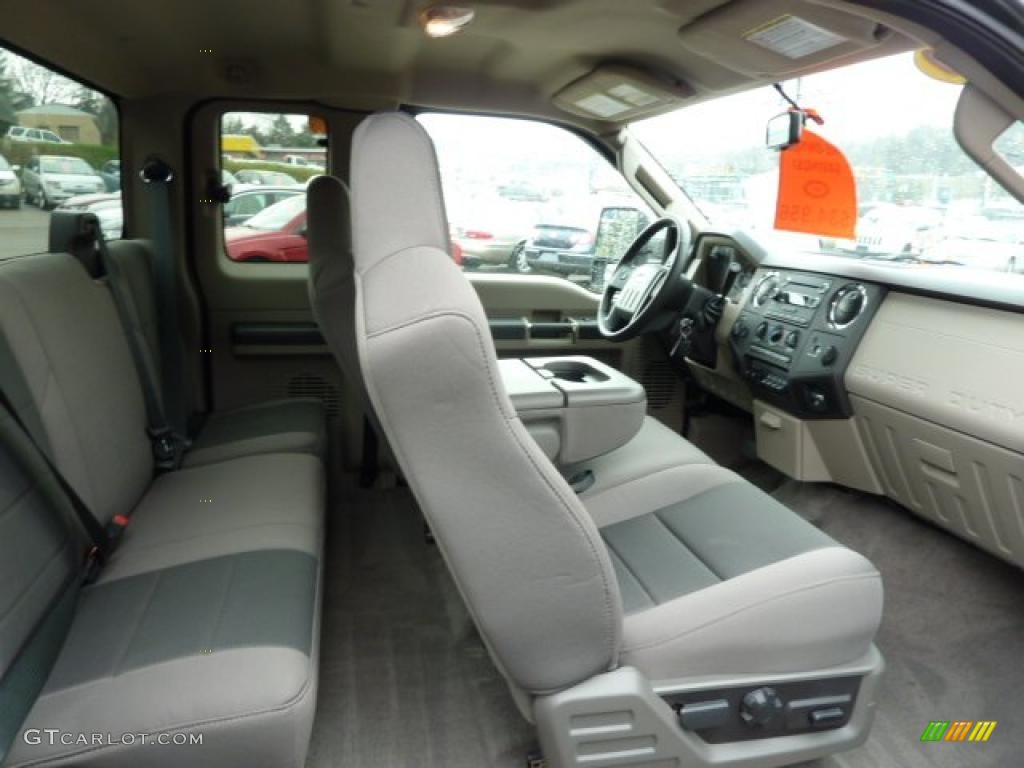 Medium Stone Interior 2010 Ford F250 Super Duty XLT SuperCab 4x4 Photo #48255717