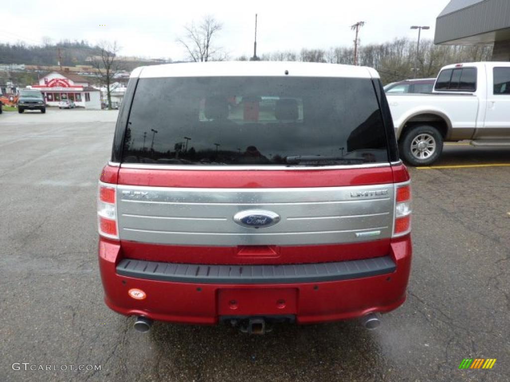 2010 Flex Limited EcoBoost AWD - Red Candy Metallic / Charcoal Black photo #3