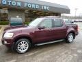 2008 Dark Cherry Metallic Ford Explorer Sport Trac Limited 4x4  photo #7