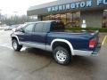 2002 Atlantic Blue Pearl Dodge Dakota SLT Quad Cab 4x4  photo #2