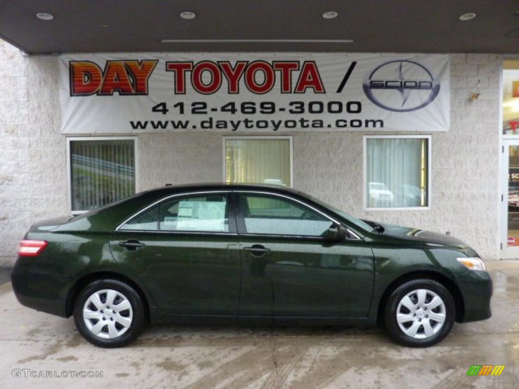 2011 Camry LE - Spruce Green Mica / Bisque photo #1