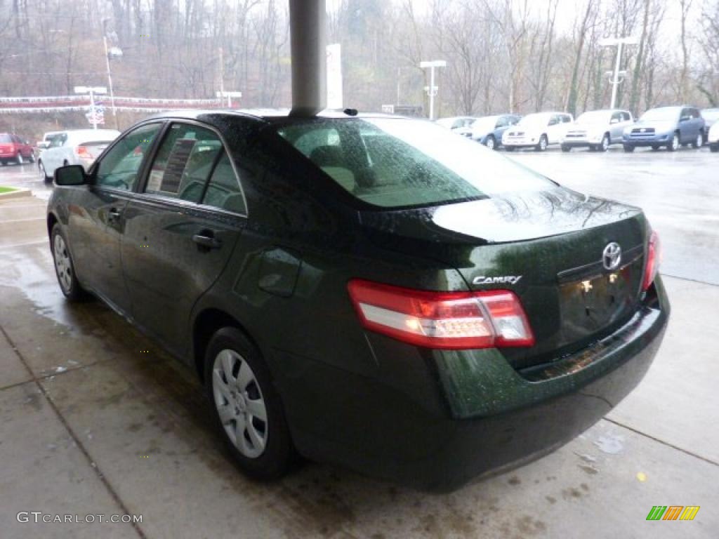2011 Camry LE - Spruce Green Mica / Bisque photo #4