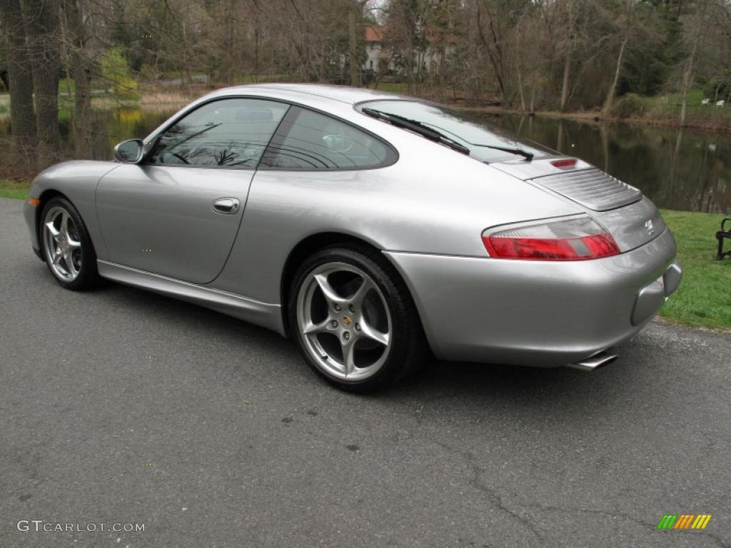 GT Silver Metallic 2004 Porsche 911 Carrera 40th Anniversary Edition Coupe Exterior Photo #48259722