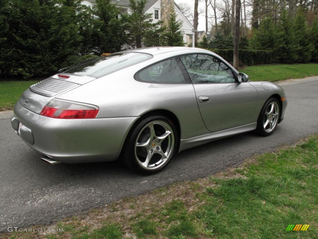 GT Silver Metallic 2004 Porsche 911 Carrera 40th Anniversary Edition Coupe Exterior Photo #48259740