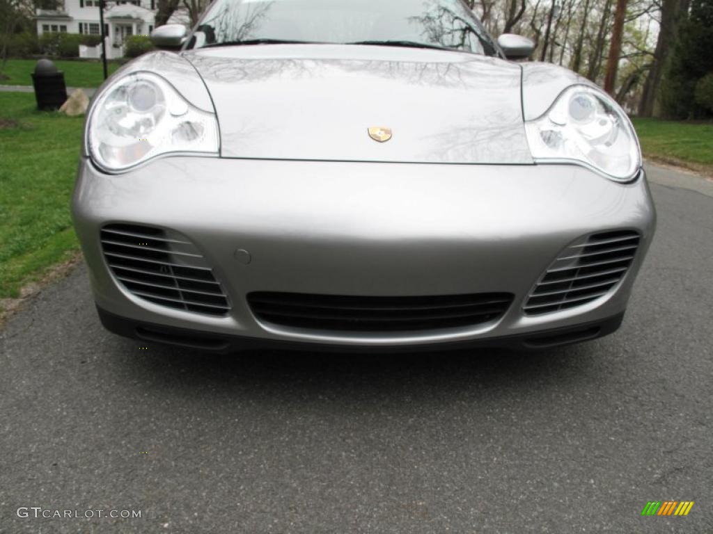 GT Silver Metallic 2004 Porsche 911 Carrera 40th Anniversary Edition Coupe Exterior Photo #48259767
