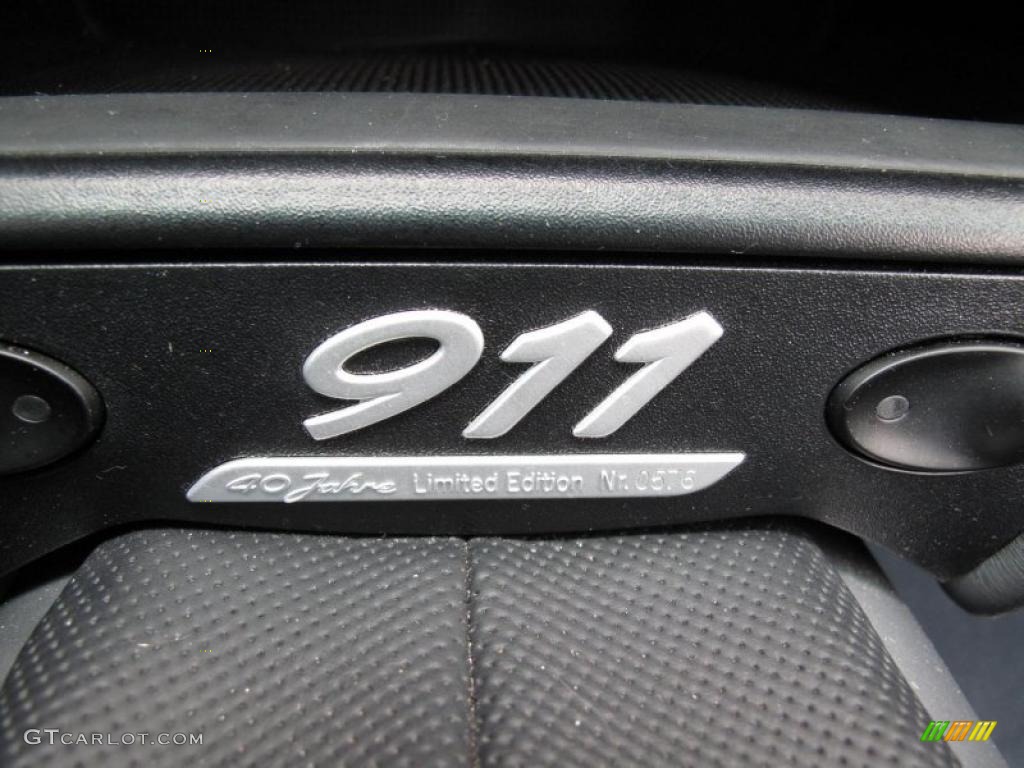 2004 Porsche 911 Carrera 40th Anniversary Edition Coupe Marks and Logos Photo #48259869
