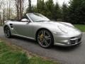 GT Silver Metallic 2011 Porsche 911 Turbo S Cabriolet Exterior