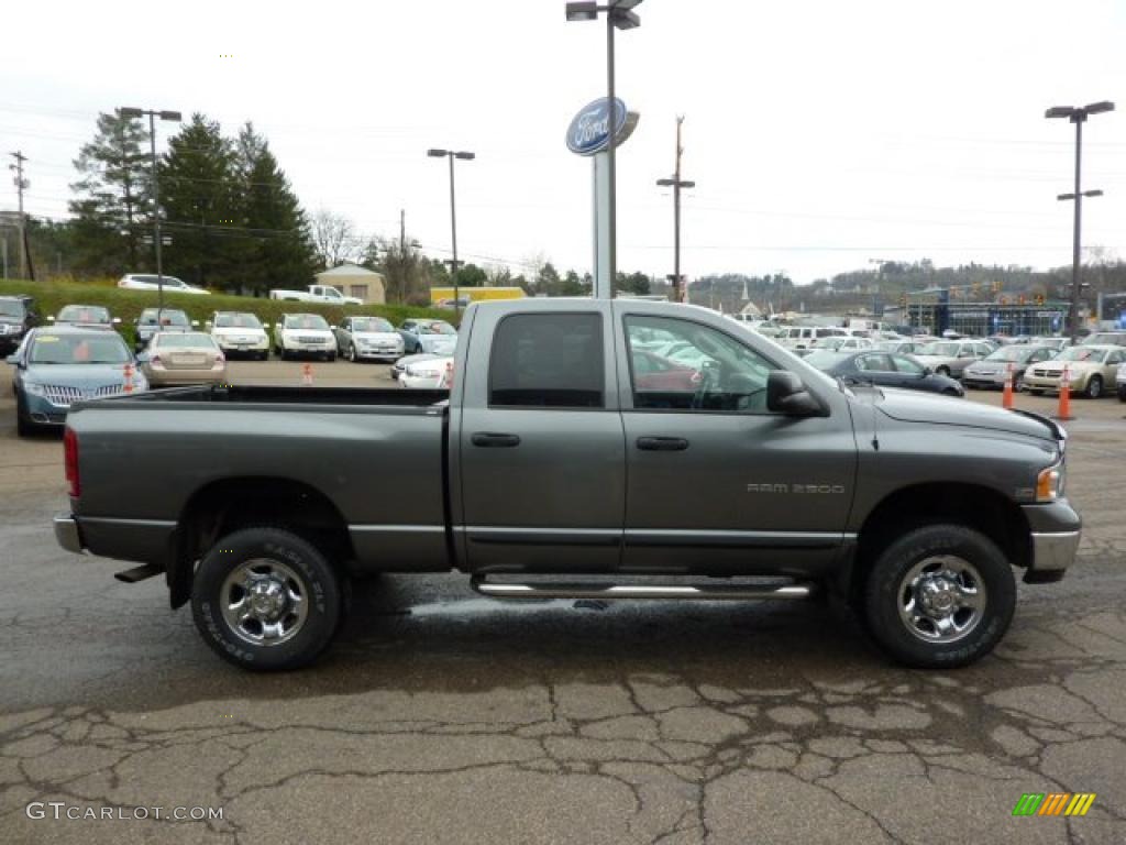 2005 Ram 2500 SLT Quad Cab 4x4 - Mineral Gray Metallic / Dark Slate Gray photo #5