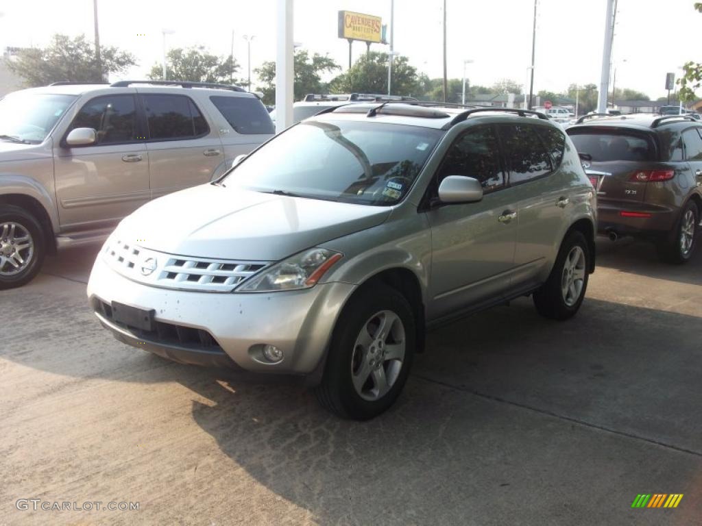 2004 Murano SL - Sheer Silver Metallic / Charcoal photo #1